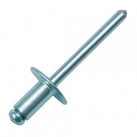 Nituri si Pop-nituri - Pop nit cap bombat mare 12mm DIN 7337  4x10 aluminiu/otel zincat - cutie 500 buc