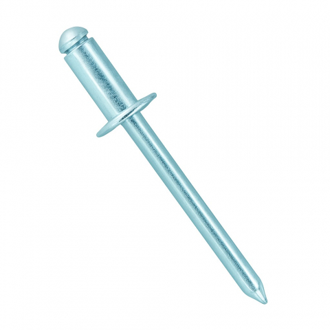 Nituri si Pop-nituri - Pop nit cap bombat DIN 7337A  2.4x4 aluminiu/otel zincat - cutie 1000 buc