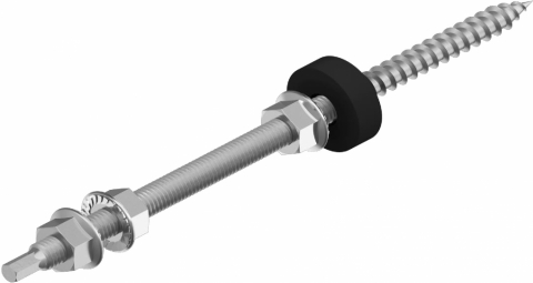 Suruburi - Prezon montaj panouri solare   M10 x300 inox A2  - cutie 50 buc