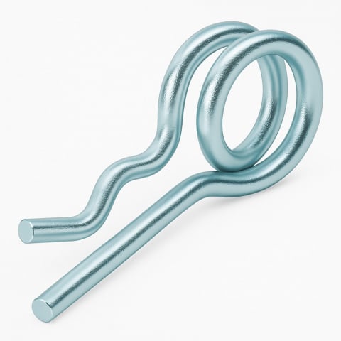 Splint arc dublu - Splint arc dublu DIN 11024  2.5 mm otel zincat - cutie 100 buc