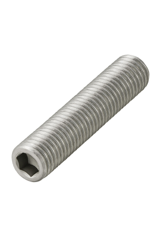 Stift cu locas imbus si cap plat - Stift cu imbus si cap plat DIN 913  M3x5 inox A2  - cutie 500 buc