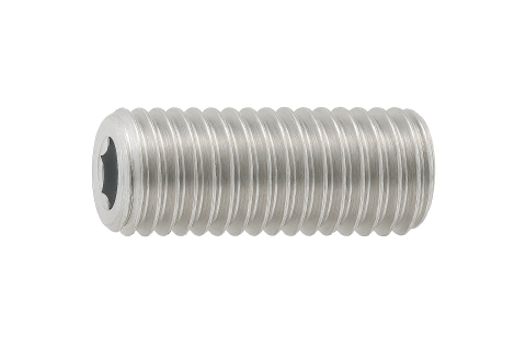 Stift cu imbus si cap plat DIN 913  M3x5 inox A2  - cutie 500 buc [1]