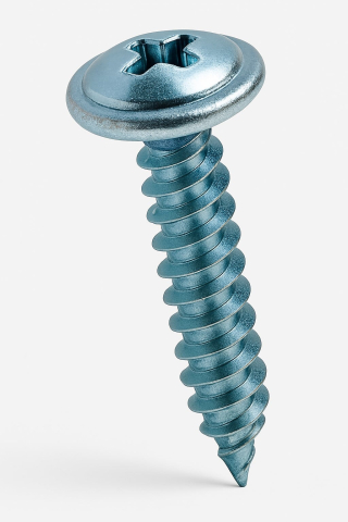 Suruburi - Surub autofiletant cap bombat si flansa DIN 968C  3,5x16 otel zincat - cutie 1000 buc