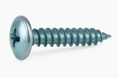 Surub autofiletant cap bombat si flansa DIN 968C  3,5x16 otel zincat - cutie 1000 buc [1]