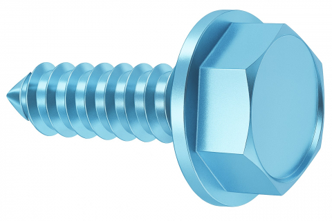 Suruburi autoforante / autofiletante pentru tabla - Surub autofiletant cap hex si flansa DIN 6928C  4.2x13 otel zincat - cutie 1000 buc