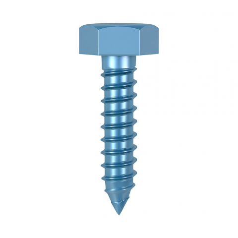 Suruburi autoforante / autofiletante pentru tabla - Surub autofiletant cap hexagonal DIN 7976C  3.5x16 otel zincat - cutie 2000 buc