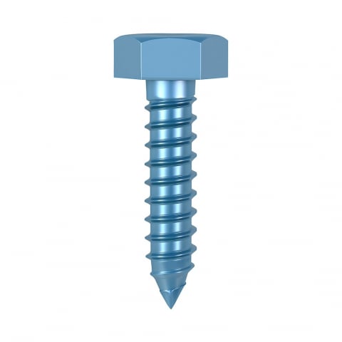 Suruburi autoforante / autofiletante pentru tabla - Surub autofiletant cap hexagonal DIN 7976C  6.3x13 otel zincat - cutie 1200 buc