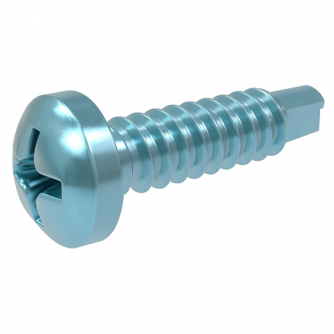 Surub autoforant cap bombat DIN 7504N  3.5x25 otel zincat - cutie 1000 buc [1]