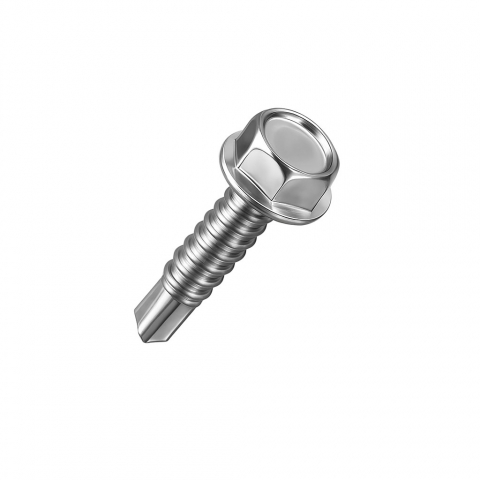Suruburi autoforante / autofiletante pentru tabla - Surub autoforant cap hexagonal DIN 7504K 4.2x19 inox A2  - cutie 200 buc