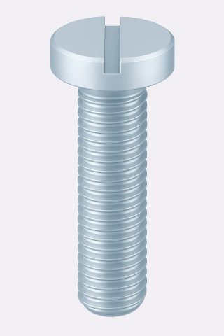 Suruburi - Surub cap cilindric crestat DIN 84 4.8 M2x10 otel zincat - cutie 2000 buc