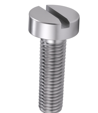 Suruburi cu locas cruciform / crestat - Surub cap cilindric crestat DIN 84  M4x12 inox A4  - cutie 500 buc