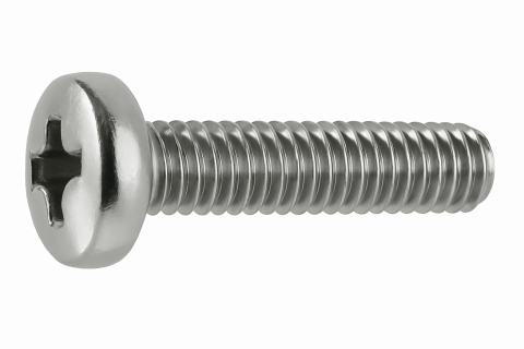 Surub cap cilindric cruce DIN 7985  M8x60 inox A2  - cutie 100 buc [1]