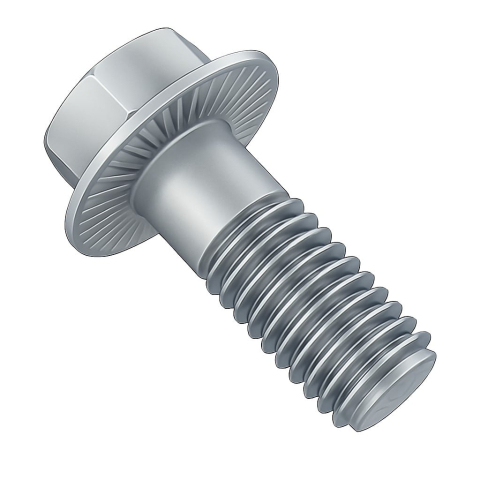 Surub cap hex. si flansa - Surub cap hex. si flansa DIN 6921 cu seratii~  M8x20 inox A2  - cutie 200 buc