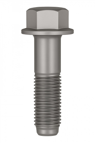 Surub cap hex. si flansa DIN 6921 fara seratii  M5x8 inox A2  - cutie 200 buc [2]