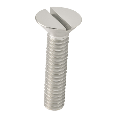 Suruburi cu locas cruciform / crestat - Surub cap inecat crestat DIN 963 4.8 M12x25 otel zincat - cutie 100 buc