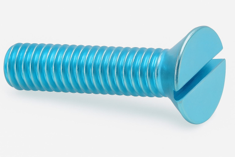 Surub cap inecat crestat DIN 963 4.8 M5x20 otel zincat - cutie 200 buc [1]