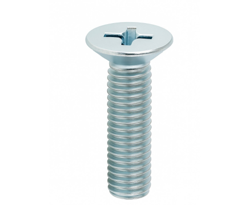 Suruburi cu locas cruciform / crestat - Surub cap inecat cruce DIN 965  M10x50 otel zincat - cutie 100 buc