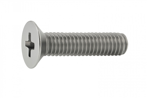 Surub cap inecat cruce DIN 965  M3x5 inox A2  - cutie 500 buc [1]