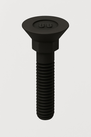 Surub cap inecat si gat patrat DIN 608 10.9 M16x60 otel natur - cutie 50 buc [1]