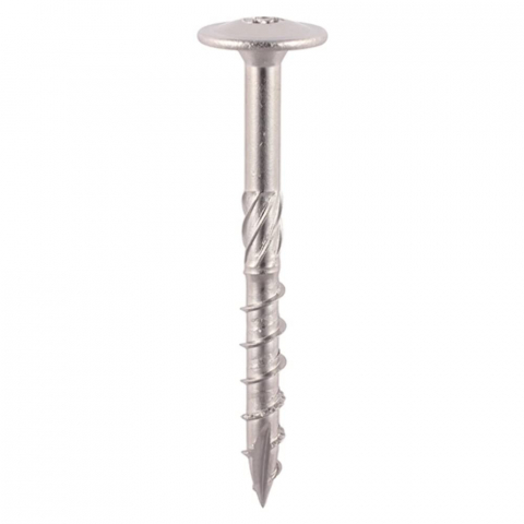 Suruburi - Surub dulgherie cap plat TORX   8 x300 otel zincat alb - cutie 50 buc