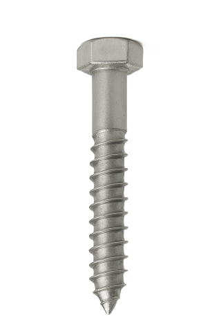 Surub lemn cap hexagonal DIN 571  12 x100 inox A2  - cutie 50 buc [1]