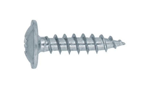 Surub lemn cap semibombat PZ  4x30 otel zincat alb - cutie 1000 buc [1]