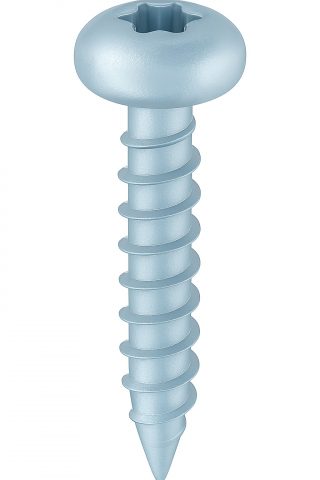Suruburi pentru lemn - Surub pal si lemn cap bombat TORX   3 x10 otel zincat alb - cutie 200 buc
