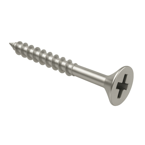 Suruburi - Surub pal si lemn cap inecat PZ  3,5x45 inox A2 filet partial - cutie 200 buc