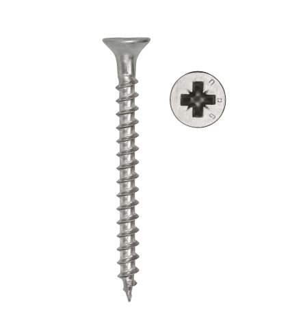 Suruburi pentru lemn - Surub pal si lemn cap inecat PZ   3 x20 inox A2  - cutie 1000 buc