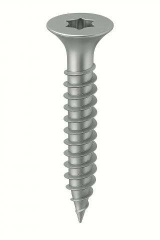 Surub pal si lemn cap inecat TORX   3 x30 / 18 inox A2 filet partial  - cutie 500 buc [1]