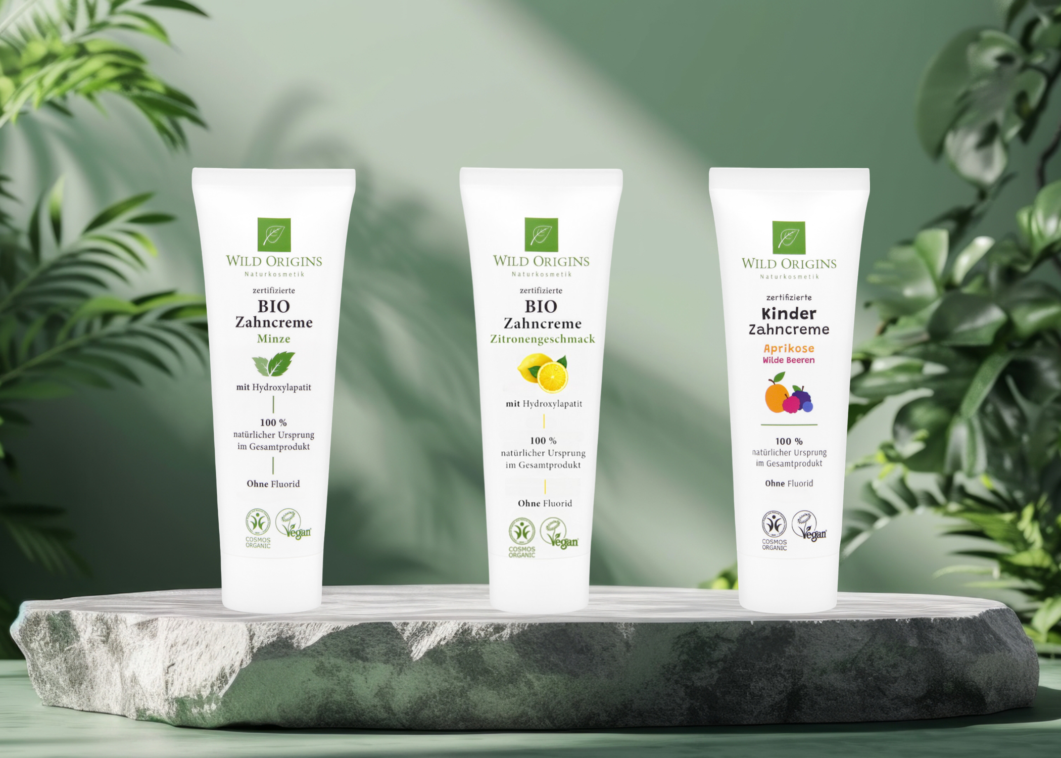 Pasta de dinți fără fluor - bio - 100% naturală