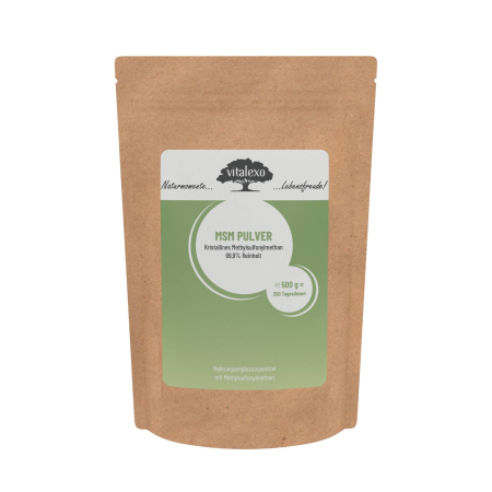 Produse - MSM pulbere - 500g