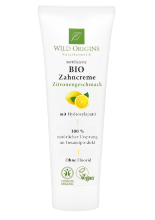 Produse - Pastă de dinți 100% naturală - bio - fără fluor - lămâie