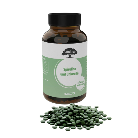 Produse - Spirulină și Chlorella - 365 comprimate
