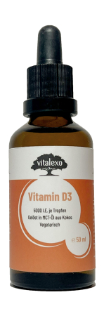 Produse - Vitamina D3 5000 UI (125 mcg) picături - Vitalexo