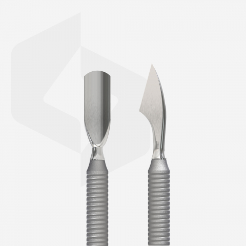 Staleks PS‑50/2 – pusher cuticule dual-end 136mm din inox [1]