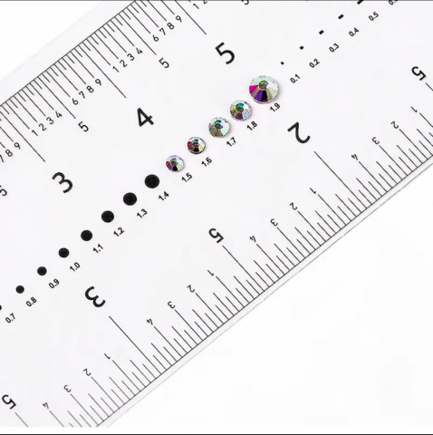 Stickere - Rigla transparenta