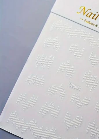 Stickere - Sticker alb linii