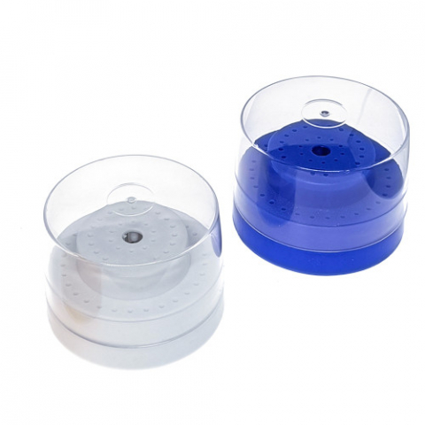 Capete de freza - Suport freze rotund, 60 pozitii, alb