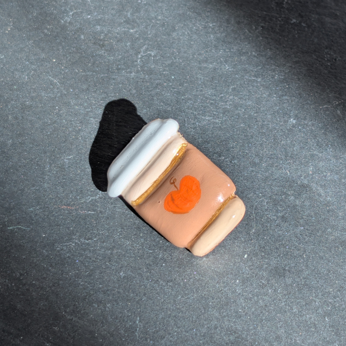 Broșă pumpkin spice latte [1]