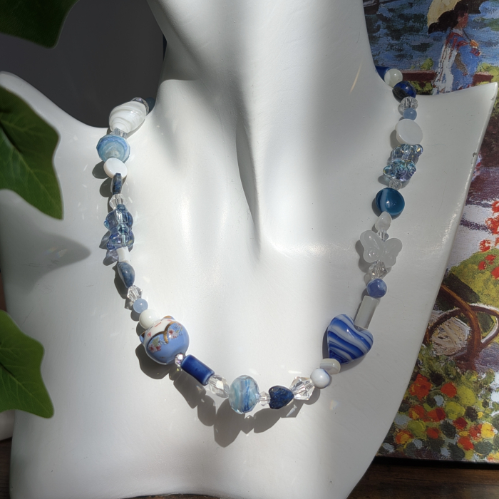 Colier Blue kitty [1]