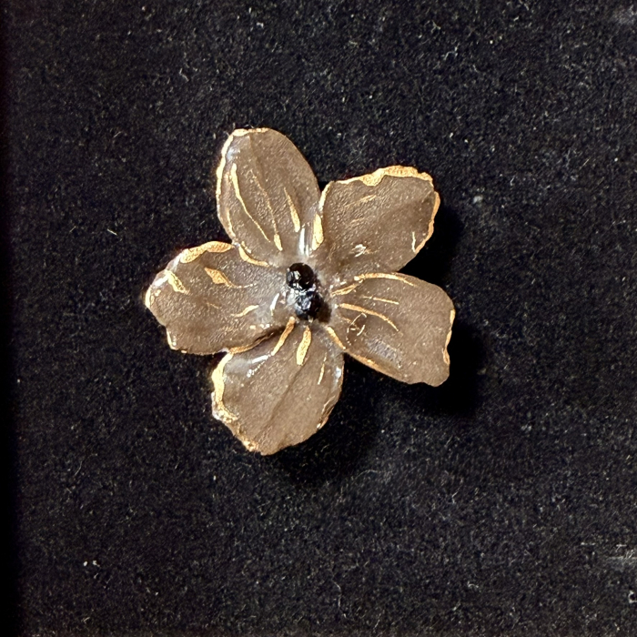 Dark flower ring - produs unicat [2]