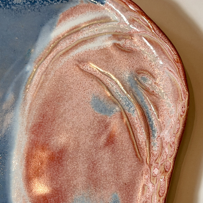 Pink fish scales tray - produs unicat [2]
