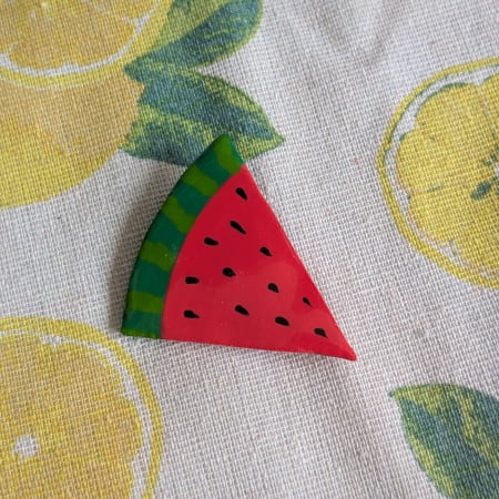 Broșă felie de pepene [1]