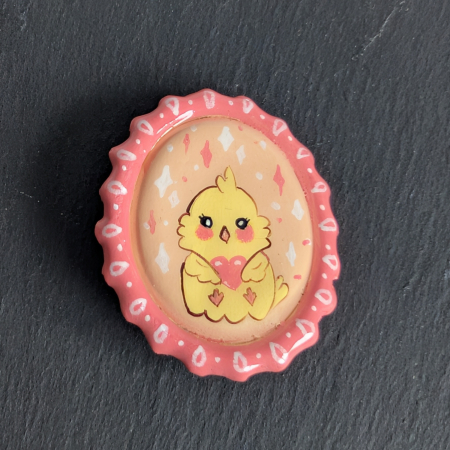 Broșe - Broșă lovely chick