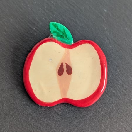 Broșe fructe - Broșă măr