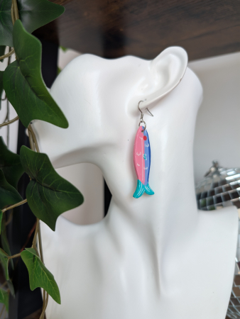 Cercei sardine colorate [1]