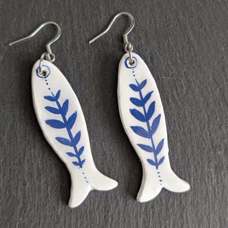 Cercei - Cercei sardine cu frunze