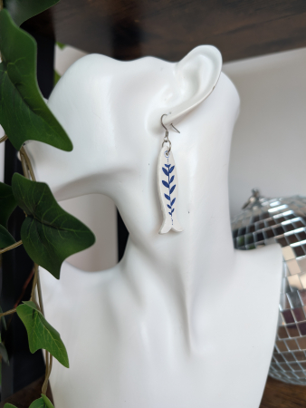 Cercei sardine cu frunze [1]