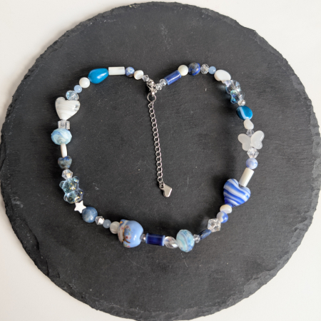 Colier Blue kitty [1]